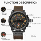 CURREN Men’s Luxury Sport Watch
