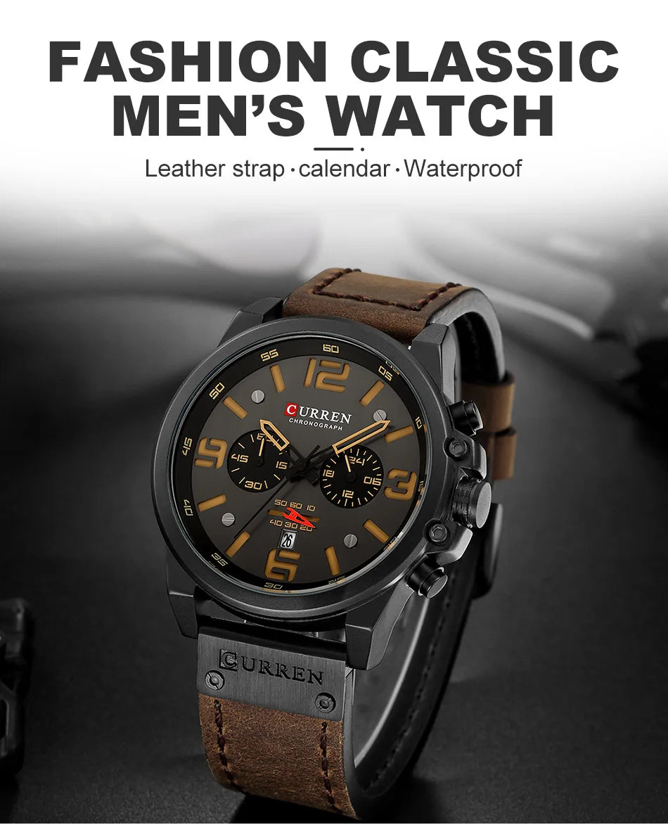 CURREN Men’s Luxury Sport Watch