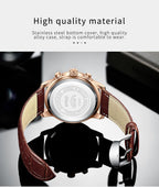 LIGE men's watch, a high-quality luxury brand, casual, sporty.