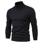 Men's turtleneck sweater for winter, casual and warm, high quality.