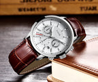 LIGE men's watch, a high-quality luxury brand, casual, sporty.