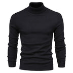 Men's turtleneck sweater for winter, casual and warm, high quality.