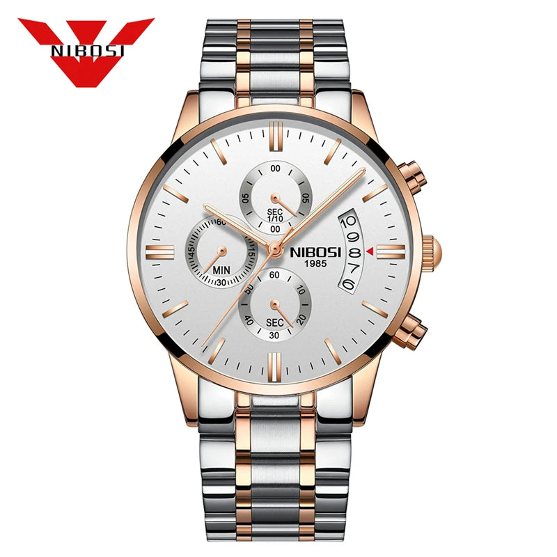 NIBOSI men's watches, a luxury brand, casual watches for men.