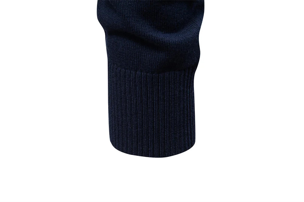 Men's sweater, warm and luxurious cotton pullover, for autumn and winter.