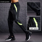Men's athletic pants for running, training, walking, and exercise.