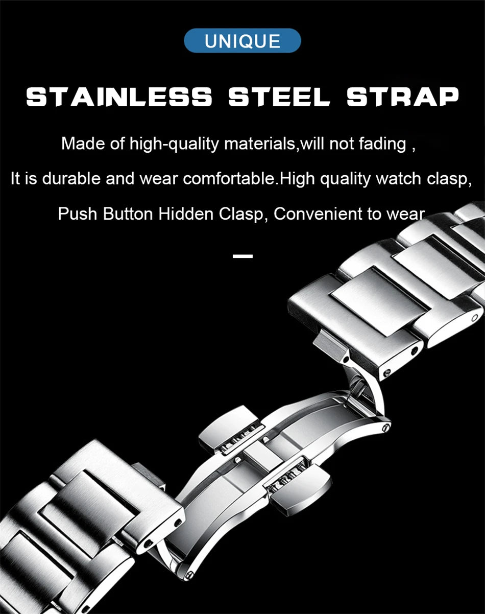 POEDAGAR luxury men's watch.