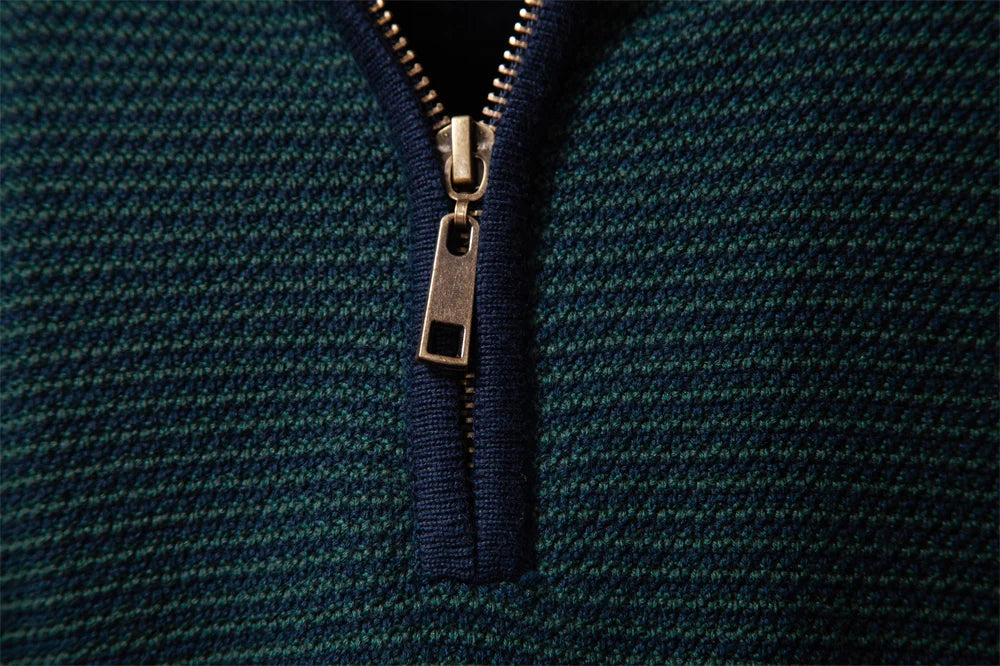 Men's sweater, warm and luxurious cotton pullover, for autumn and winter.