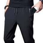Men's casual trousers with elastic waistband.