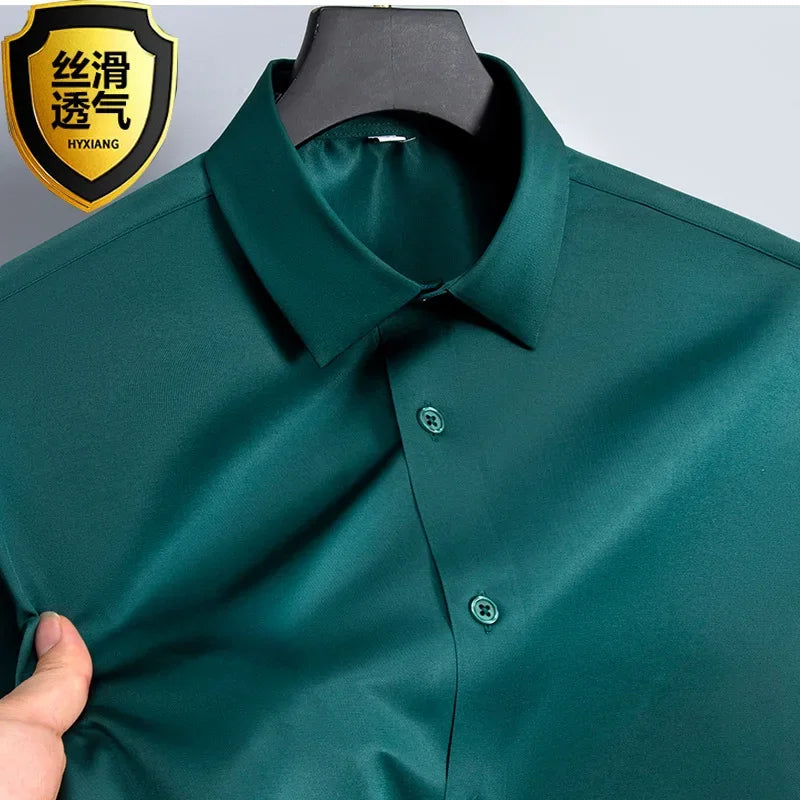 High-quality, seamless men's dress shirt.