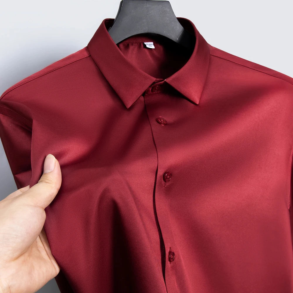 High-quality, seamless men's dress shirt.