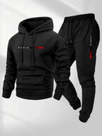 Casual tracksuit set for men, ideal for winter.
