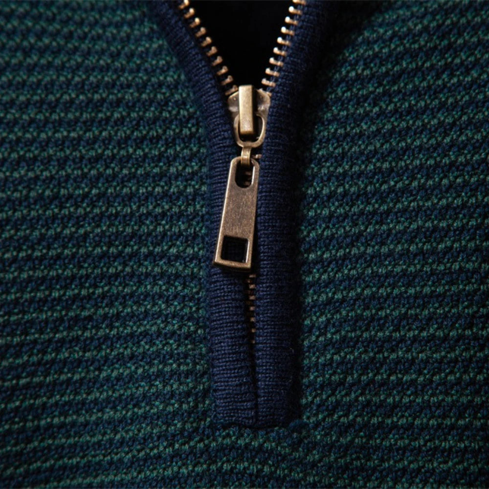 Men's sweater, warm and luxurious cotton pullover, for autumn and winter.