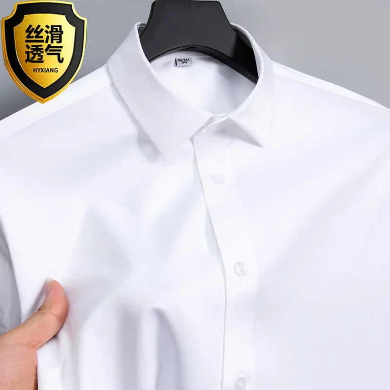 High-quality, seamless men's dress shirt.