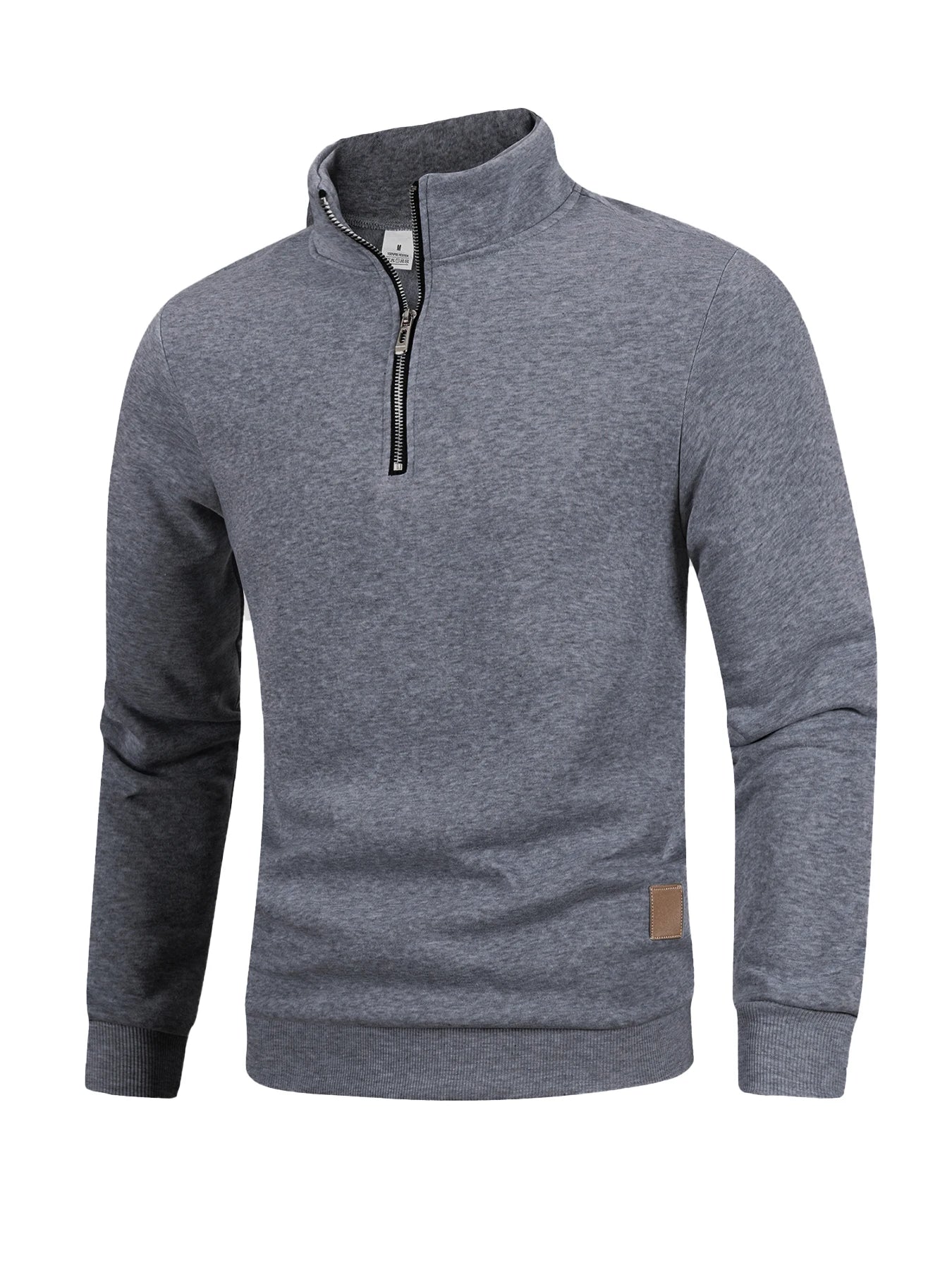 Men's casual, comfortable sweater for outdoor activities.