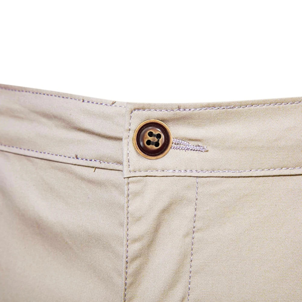 Men's plain shorts, 100% cotton, high quality, casual.
