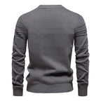 AIOPESON men's sweater, made of high-quality cotton, ideal for winter.