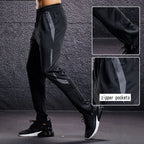 Men's athletic pants for running, training, walking, and exercise.