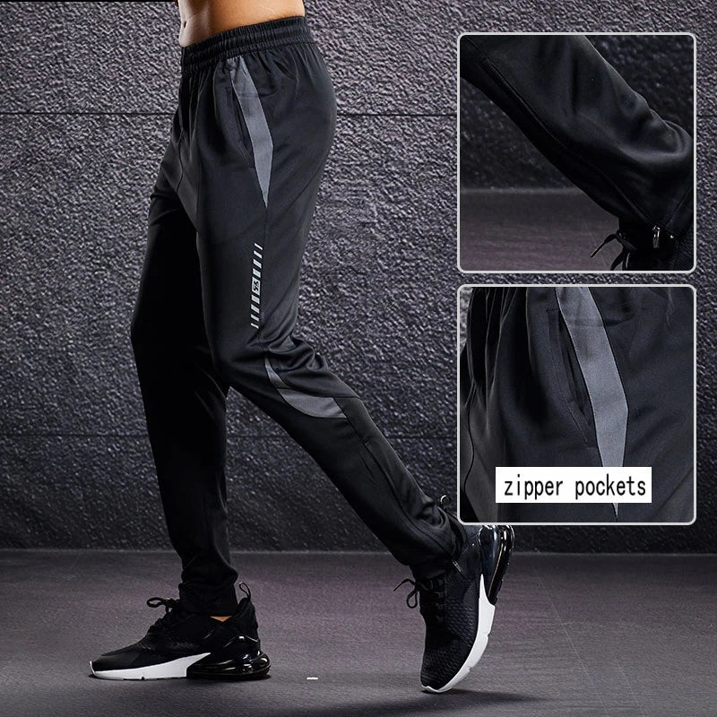Men's athletic pants for running, training, walking, and exercise.