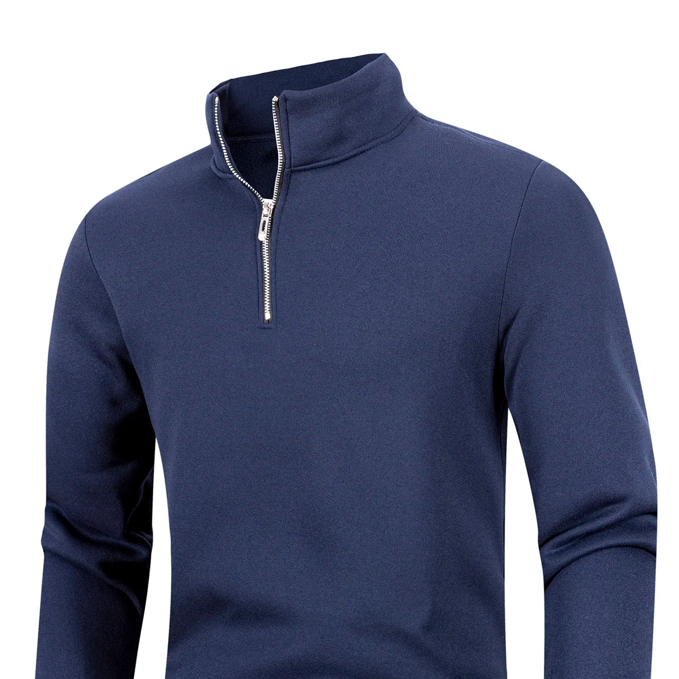 Men's casual, comfortable sweater for outdoor activities.