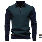 Men's sweater, warm and luxurious cotton pullover, for autumn and winter.