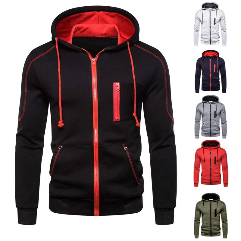 Men's hooded sweatshirt, for winter, casual and stylish.