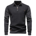 Men's sweater, warm and luxurious cotton pullover, for autumn and winter.