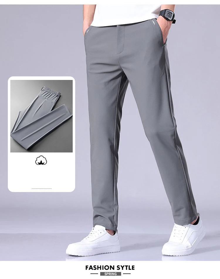 Ultra-Thin Men’s Casual Trousers