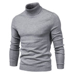 Men's turtleneck sweater for winter, casual and warm, high quality.