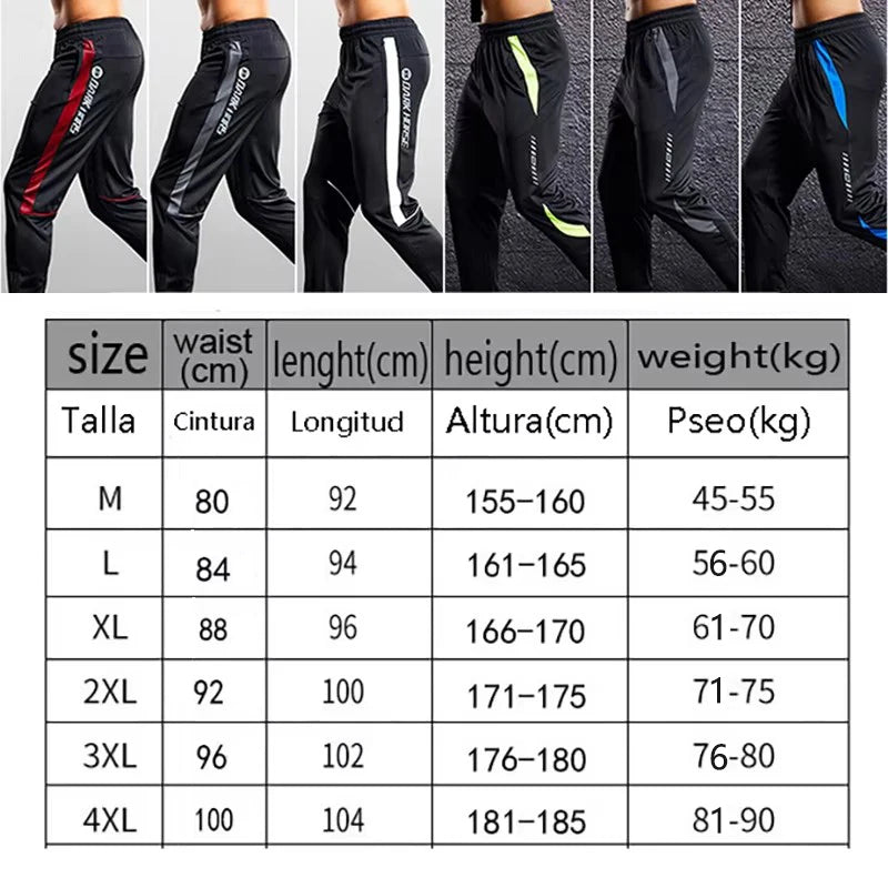 Men's athletic pants for running, training, walking, and exercise.