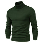 Men's turtleneck sweater for winter, casual and warm, high quality.