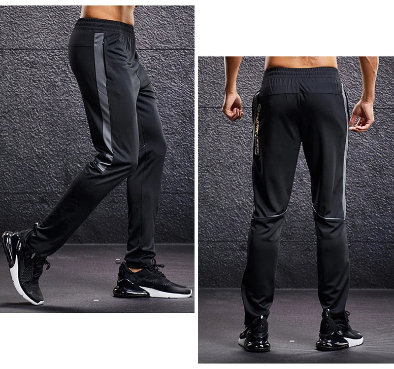 Men's athletic pants for running, training, walking, and exercise.