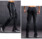 Men's athletic pants for running, training, walking, and exercise.