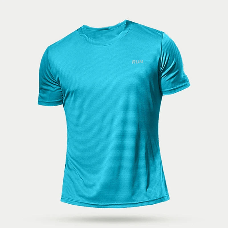 Men's running t-shirt, sports t-shirt, gym t-shirt, quick-drying.