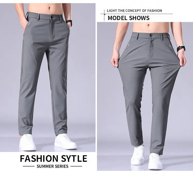 Ultra-Thin Men’s Casual Trousers