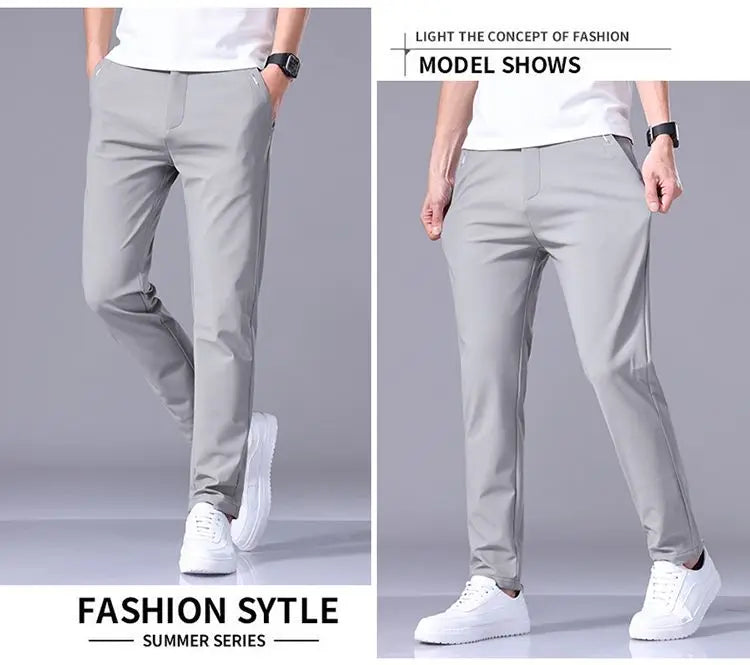 Ultra-Thin Men’s Casual Trousers