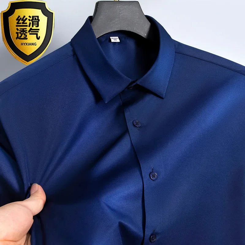 High-quality, seamless men's dress shirt.
