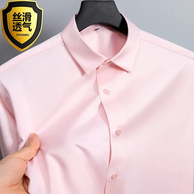 High-quality, seamless men's dress shirt.