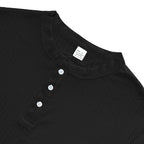 Comfortable men's striped knit t-shirt, perfect for leisure time.