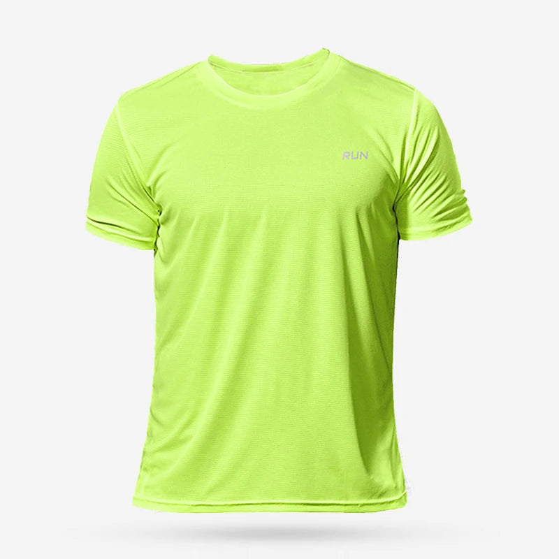 Men's running t-shirt, sports t-shirt, gym t-shirt, quick-drying.