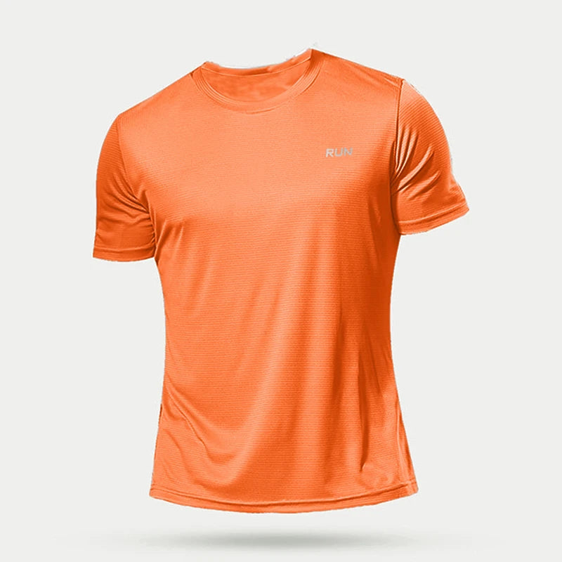 Men's running t-shirt, sports t-shirt, gym t-shirt, quick-drying.