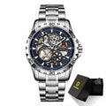 GLENAW Steampunk Skeleton Luxury Men's Watch