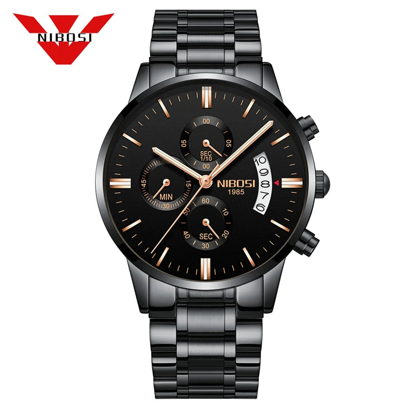 NIBOSI men's watches, a luxury brand, casual watches for men.