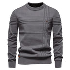 AIOPESON men's sweater, made of high-quality cotton, ideal for winter.