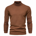 Men's turtleneck sweater for winter, casual and warm, high quality.