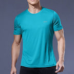Men's running t-shirt, sports t-shirt, gym t-shirt, quick-drying.
