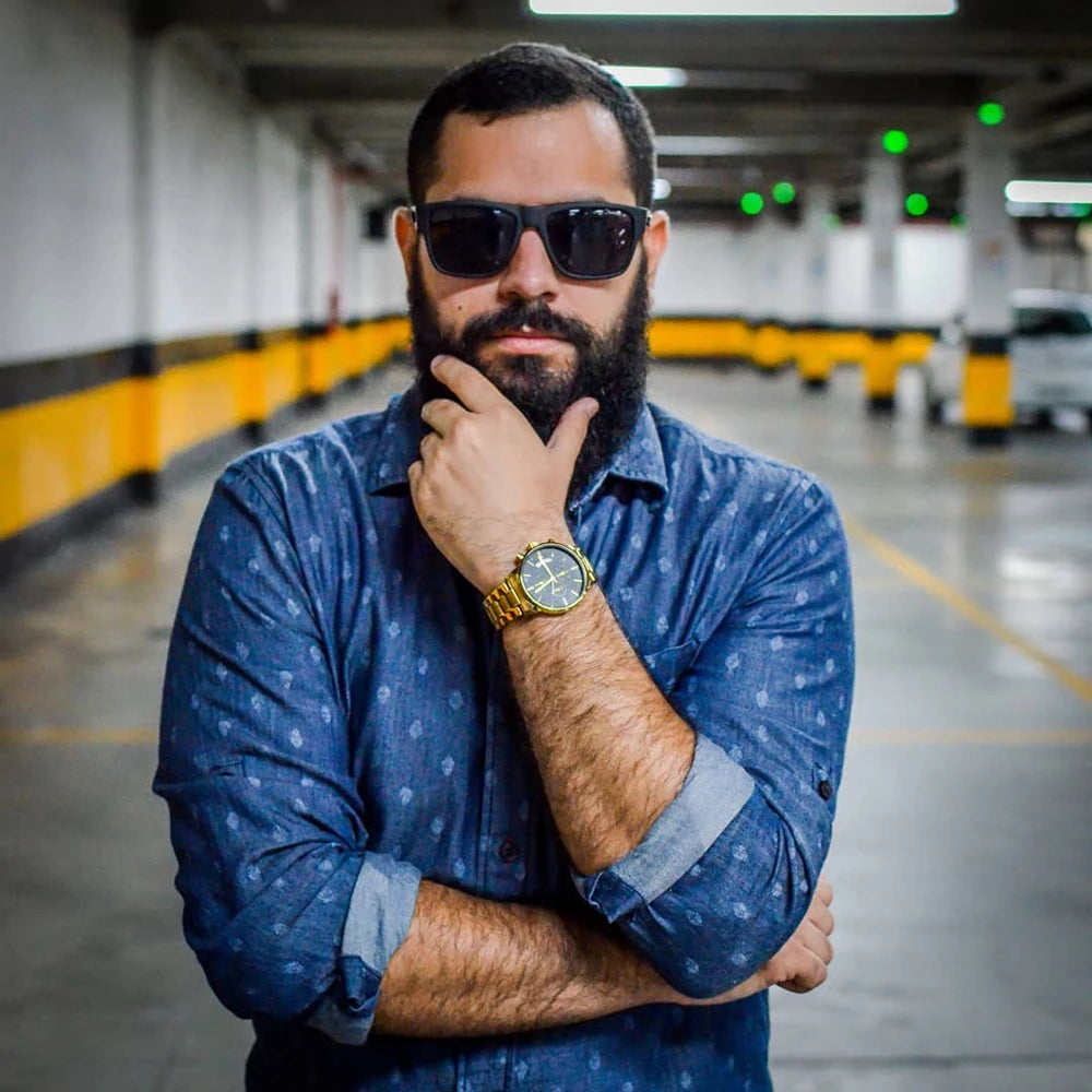 NIBOSI men's watches, a luxury brand, casual watches for men.