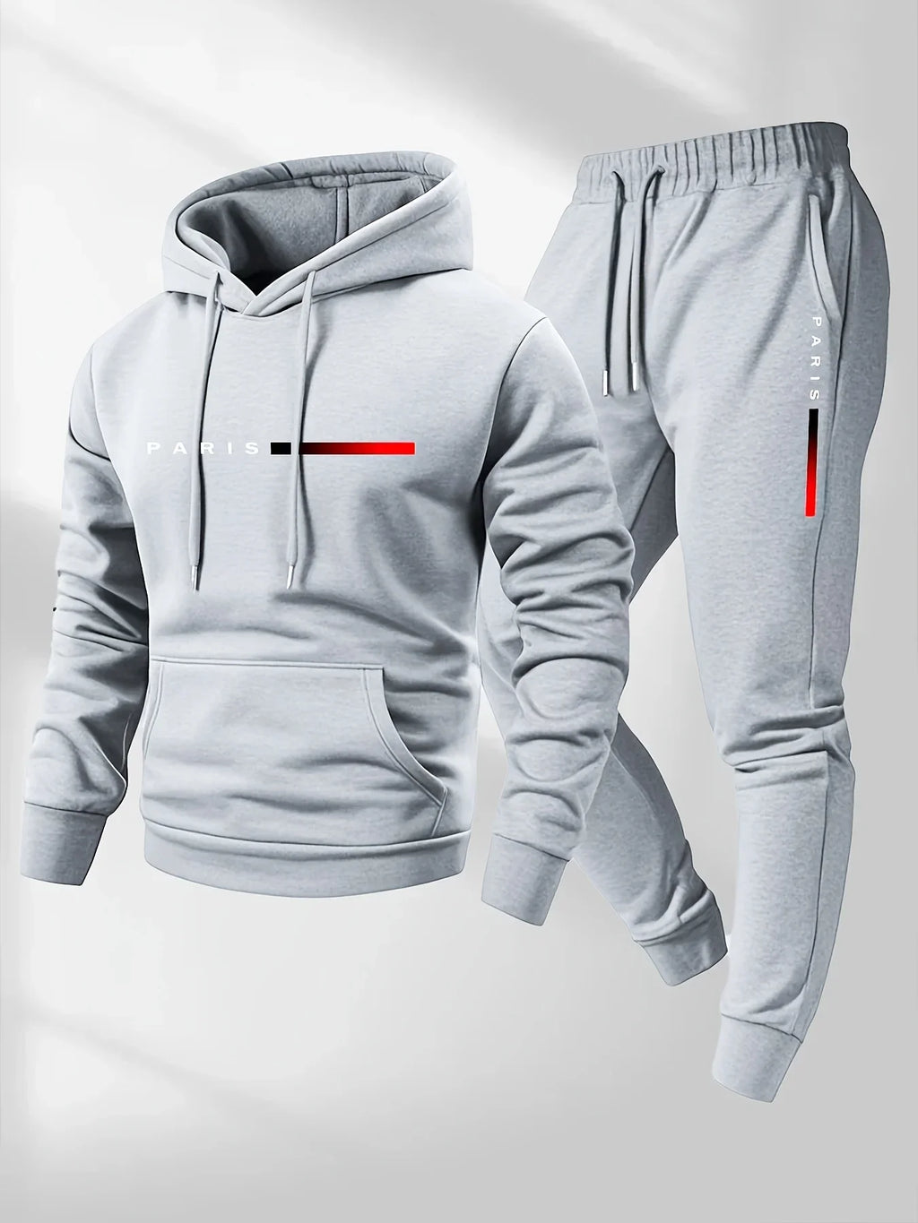 Casual tracksuit set for men, ideal for winter.