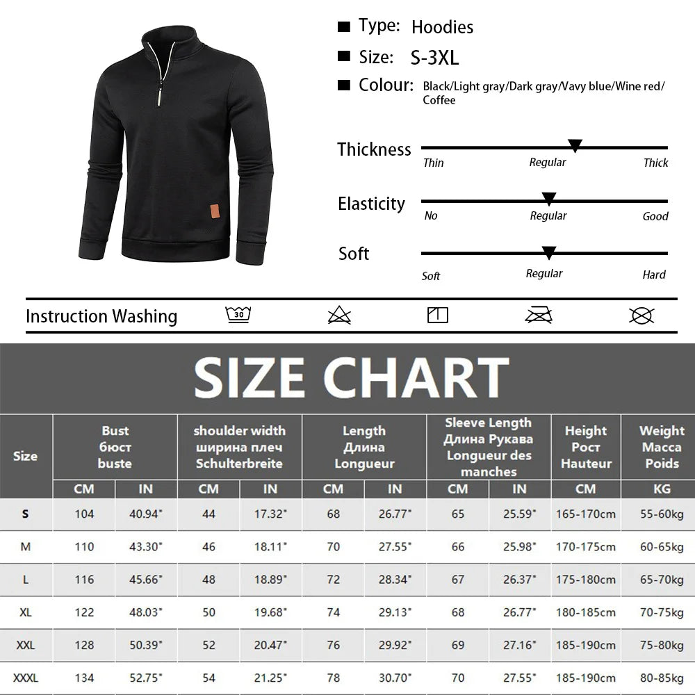 Men's sweatshirt, for outdoor activities, perfect for autumn.