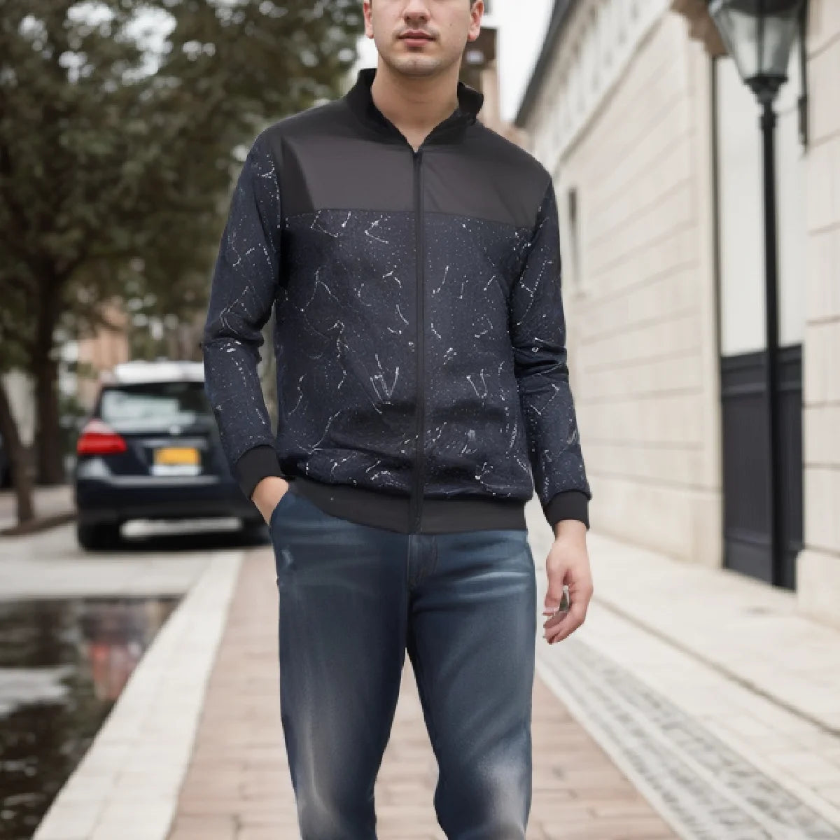 Men's jacket for casual business work.