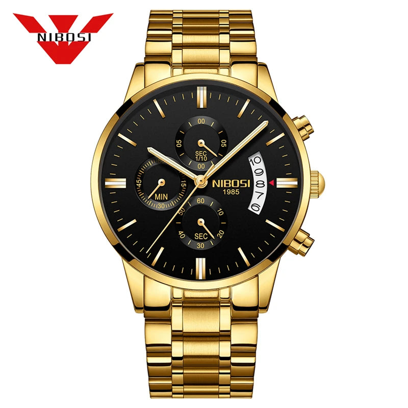 NIBOSI men's watches, a luxury brand, casual watches for men.